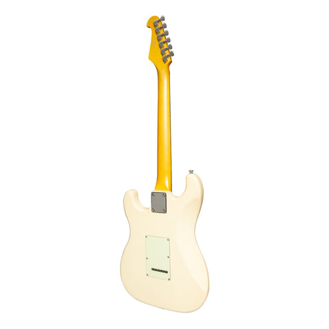 J&D Luthiers Traditional ST-Style Electric Guitar (Vintage White)-JD-DST-VWH