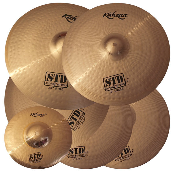 Kahzan 'STD-3 Series' Cymbal Pack (14"/16"/18"/20")-KP-STDP4-14-16-18-20