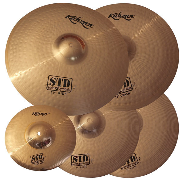 Kahzan 'STD-3 Series' Cymbal Pack (14"/16"/20")-KP-STDP2-14-16-20