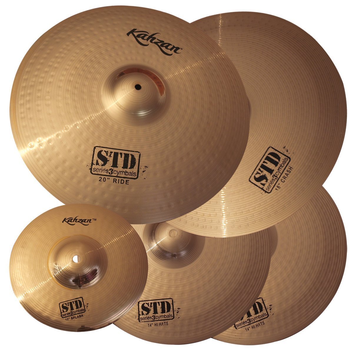 Kahzan 'STD-3 Series' Cymbal Pack (14"/18"/20")-KP-STDP3-14-18-20