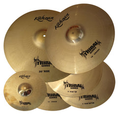 Kahzan 'Tribal Series' Cymbal Pack (14"/16"/18"/20")-KP-TRIB4-14-16-18-20