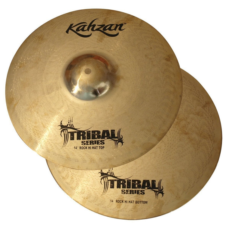 Kahzan 'Tribal Series' Rock Hi-Hat Cymbals (14