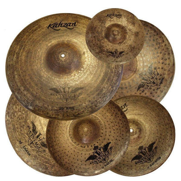 Kahzan 'Vintage Series' Cymbal Pack (14"/16"/18"/20")-KP-VIN4-14-16-18-20