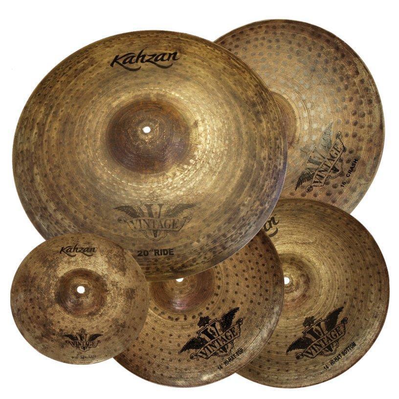 Kahzan 'Vintage Series' Cymbal Pack (14"/16"/20")-KP-VIN2-14-16-20