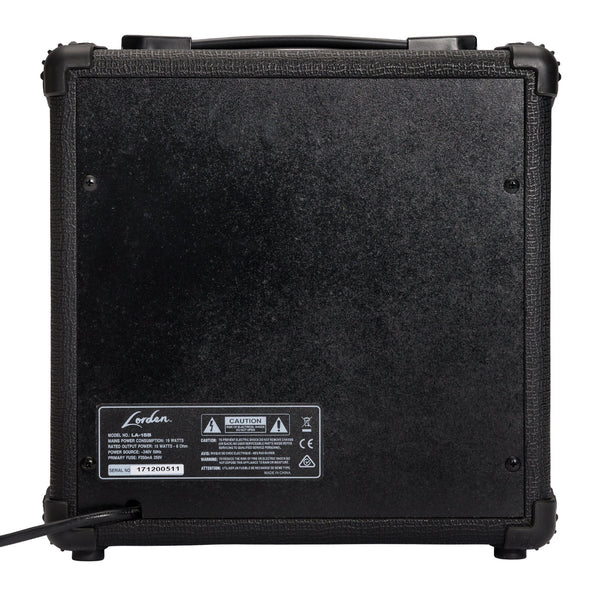 Lorden 15 Watt Slimline Practice Combo Bass Amplifier