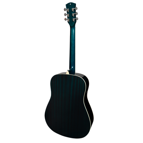 Lorden Acoustic Dreadnought Guitar (Blueburst)