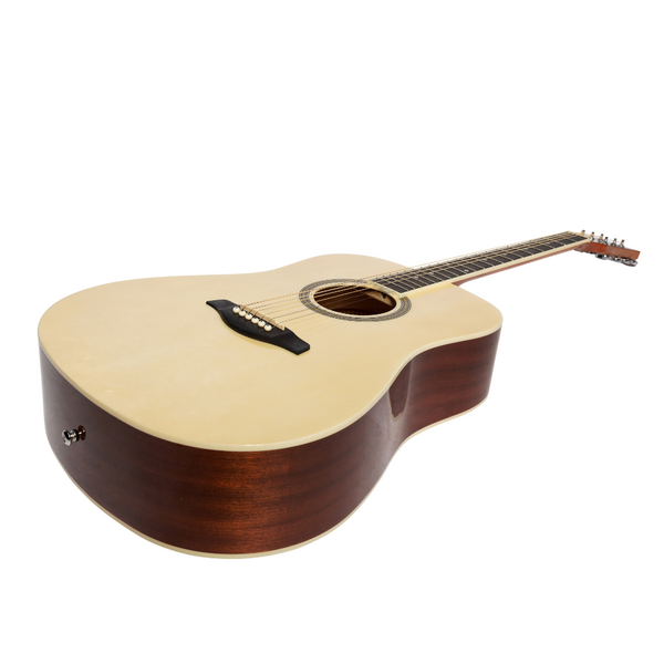 Lorden Acoustic Dreadnought Guitar (Natural Gloss)