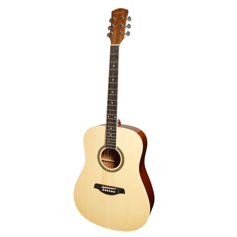 Lorden Acoustic Dreadnought Guitar (Natural Gloss)