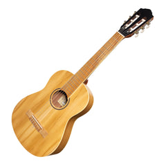 Martinez 1/2 Size Student Classical Guitar Pack with Built In Tuner (Jati-Teakwood)