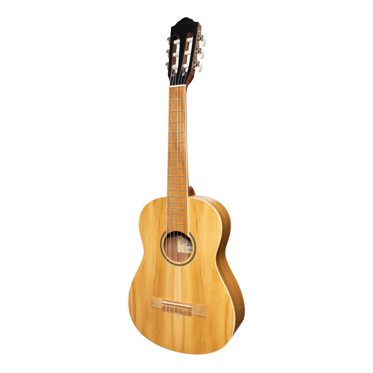 Martinez 1/2 Size Student Classical Guitar with Built In Tuner (Jati-Teakwood)