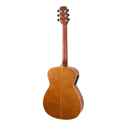 Martinez '25 Series' Acoustic-Electric Busker Folk Guitar-BUSKER-MF-25B-NST