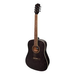 Martinez '41 Series' Dreadnought Acoustic Guitar (Black)-MD-41-BLK