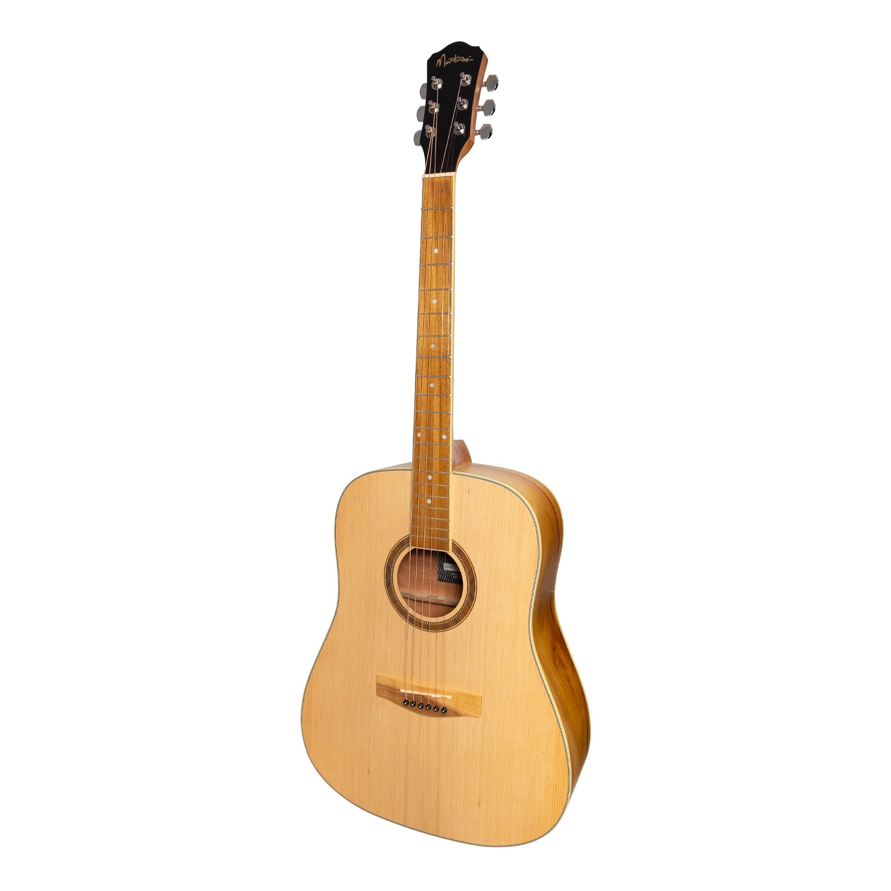 Martinez '41 Series' Dreadnought Acoustic Guitar Pack (Spruce/Jati-Teakwood)