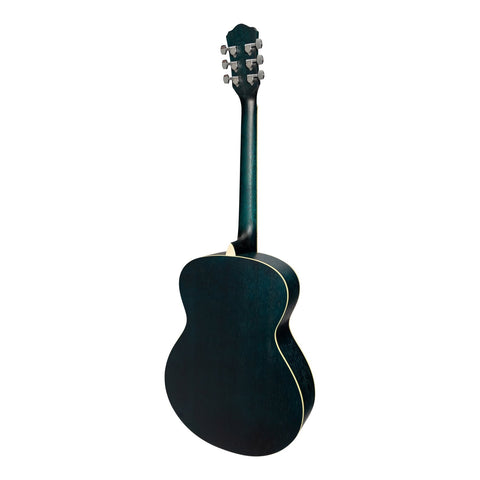 Martinez '41 Series' Folk Size Acoustic Guitar (Blue)-MF-41-BLU