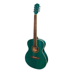 Martinez '41 Series' Folk Size Acoustic Guitar (Teal Green)-MF-41-TGR