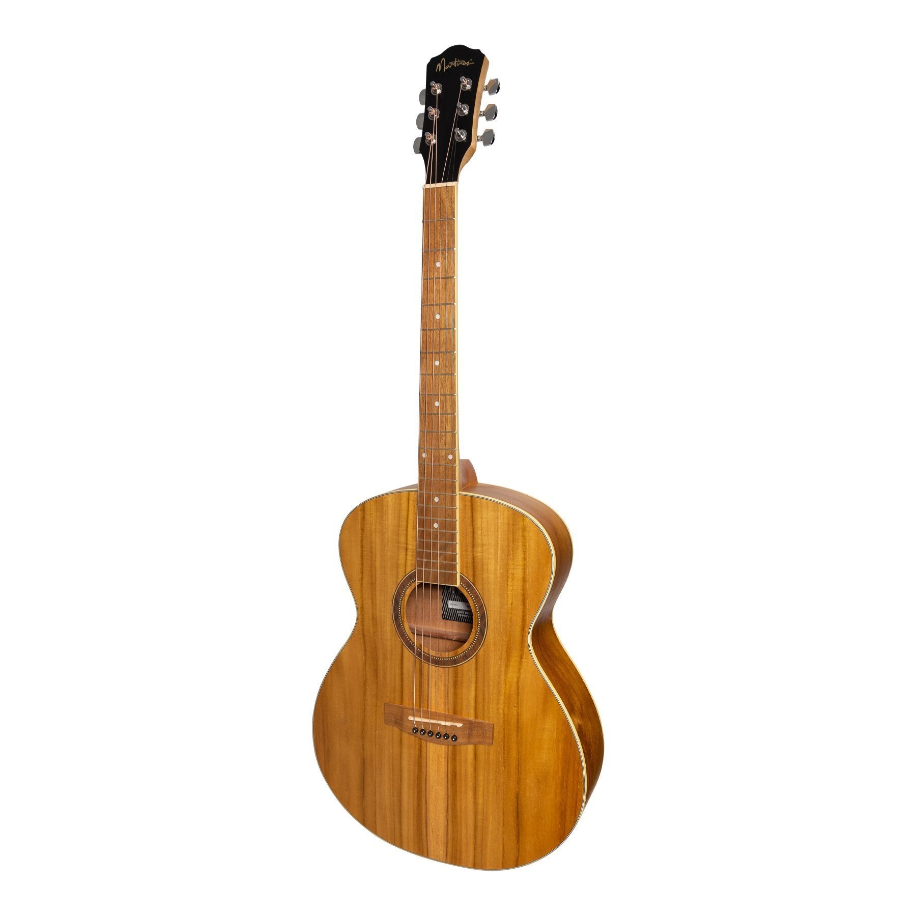 Martinez '41 Series' Folk Size Acoustic Guitar with Built-in Tuner (Jati-Teakwood)-MF-41T-JTK