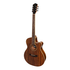 Martinez '41 Series' Folk Size Cutaway Acoustic-Electric Guitar (Rosewood)-MFC-41-RWD