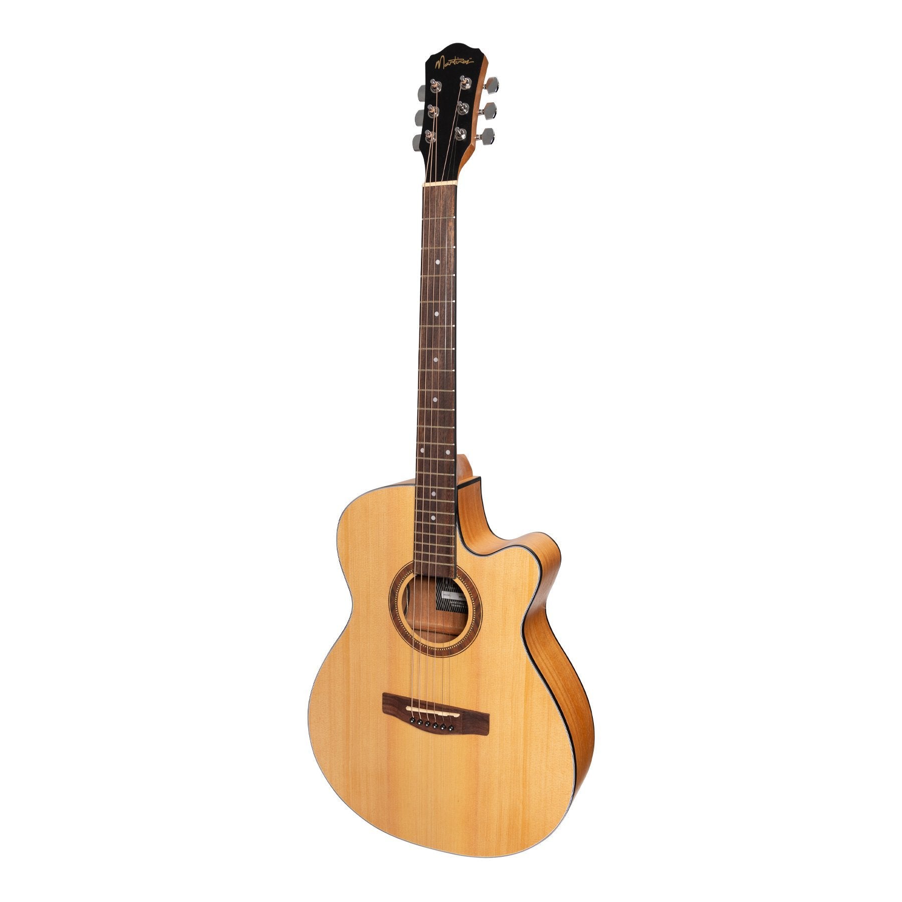 Martinez '41 Series' Folk Size Cutaway Acoustic-Electric Guitar (Spruce/Mahogany)-MFC-41-SM