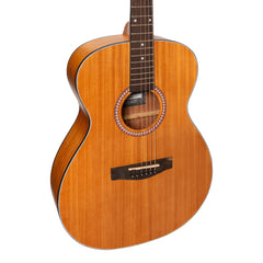 Martinez '41 Series' Left Handed Folk Size Acoustic Guitar (Mahogany)