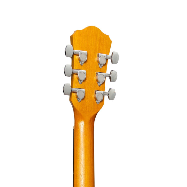 Martinez '41 Series' Left Handed Folk Size Acoustic Guitar (Spruce/Koa)