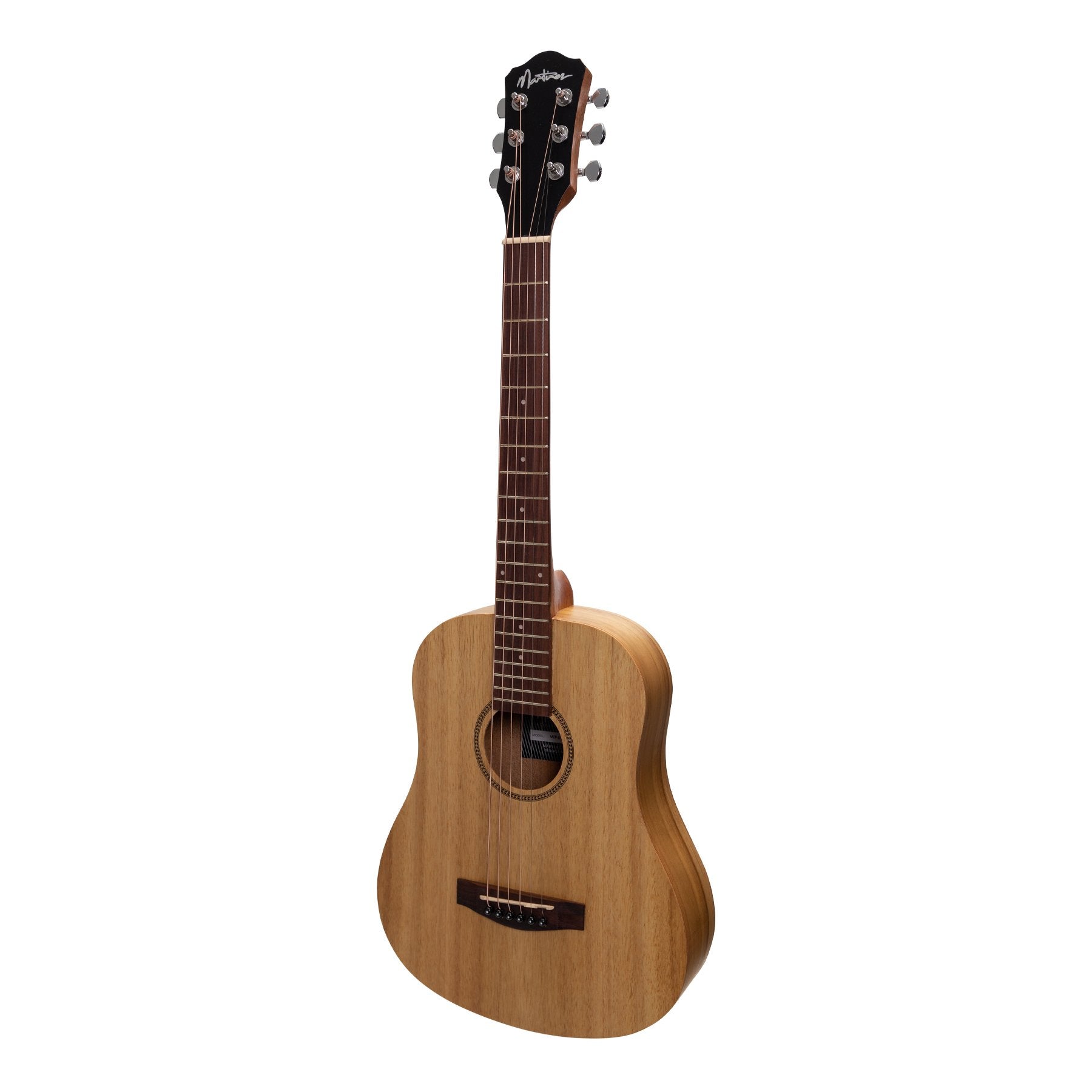 Martinez Acoustic-Electric Babe Traveller Guitar (Acacia)-MZP-BT2-ASTN