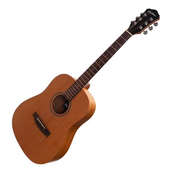 Martinez Acoustic-Electric Middy Traveller Guitar (Mahogany)