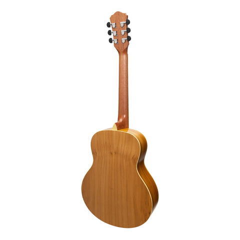 Martinez Acoustic-Electric Short Scale Guitar (Jati-Teakwood)-MZP-SS2-JTK
