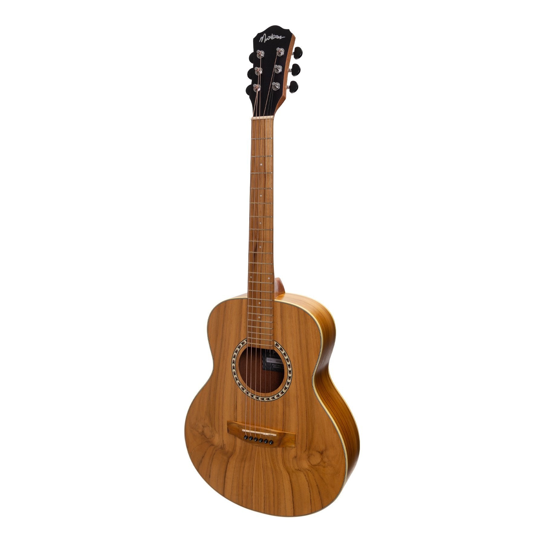 Martinez Acoustic-Electric Short Scale Guitar (Jati-Teakwood)-MZP-SS2-JTK