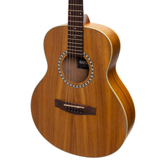 Martinez Acoustic-Electric Short Scale Guitar (Koa)