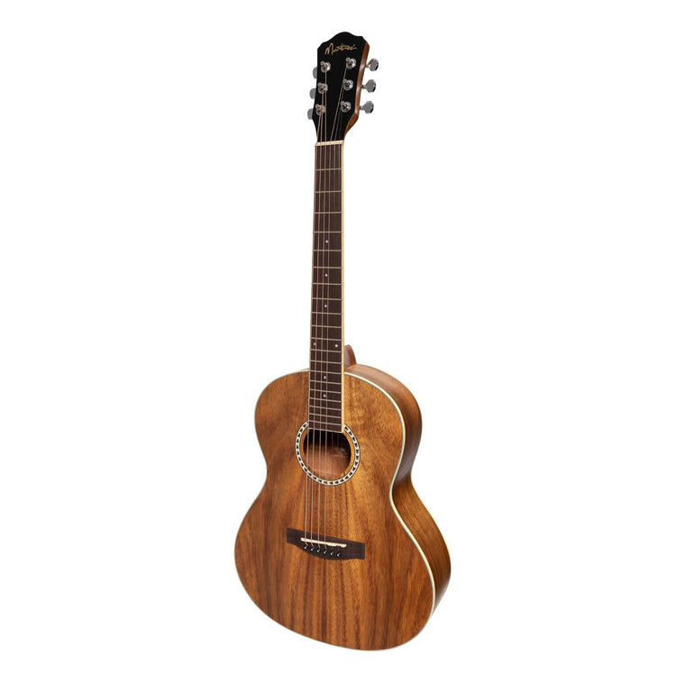 Martinez Acoustic 'Little-Mini' Folk Guitar with Built-In Tuner (Rosewood)