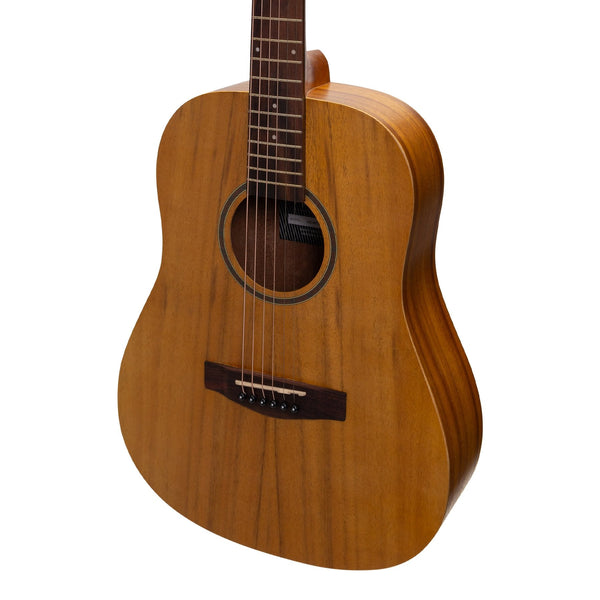 Martinez Acoustic Middy Traveller Guitar (Koa)