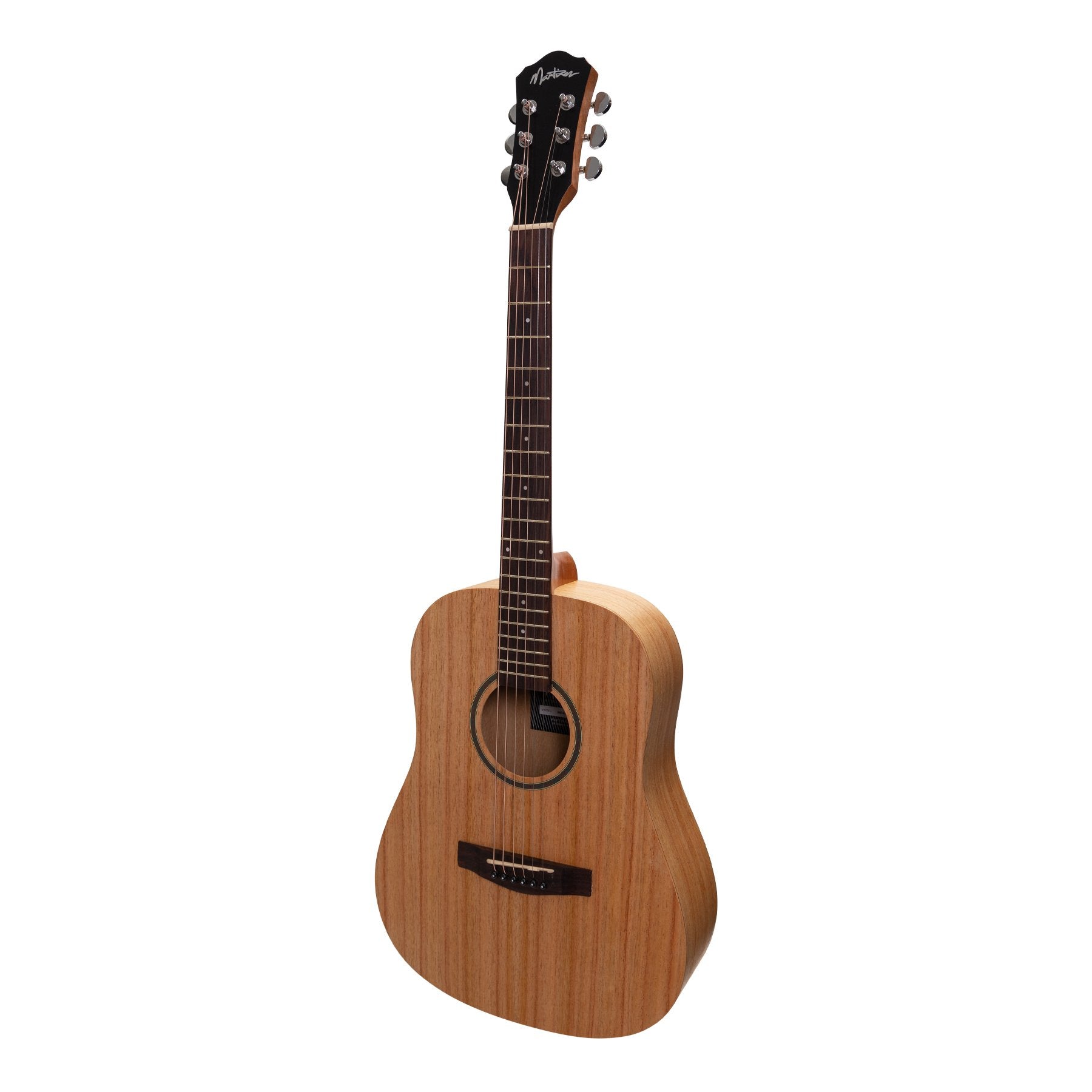 Martinez Acoustic Middy Traveller Guitar (Mindi-Wood)-MZ-MT2-MWD