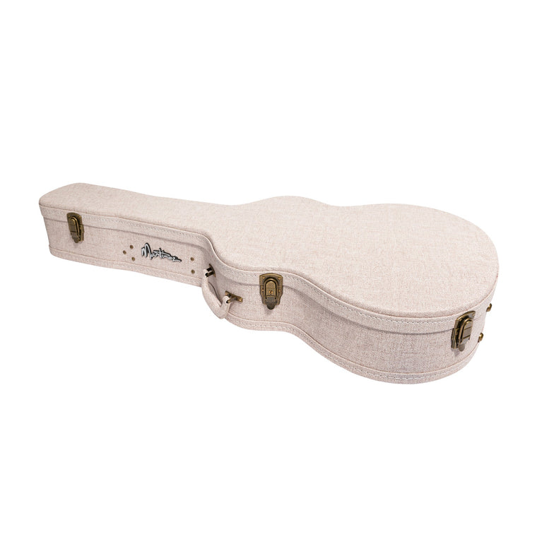 Martinez Deluxe Small Body Acoustic Hard Case (Ivory)