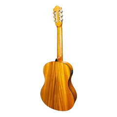 Martinez Full Size Student Classical Guitar with Built In Tuner (Koa)