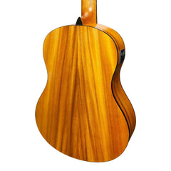 Martinez Full Size Student Classical Guitar with Built In Tuner (Koa)