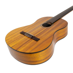 Martinez Full Size Student Classical Guitar with Built In Tuner (Koa)