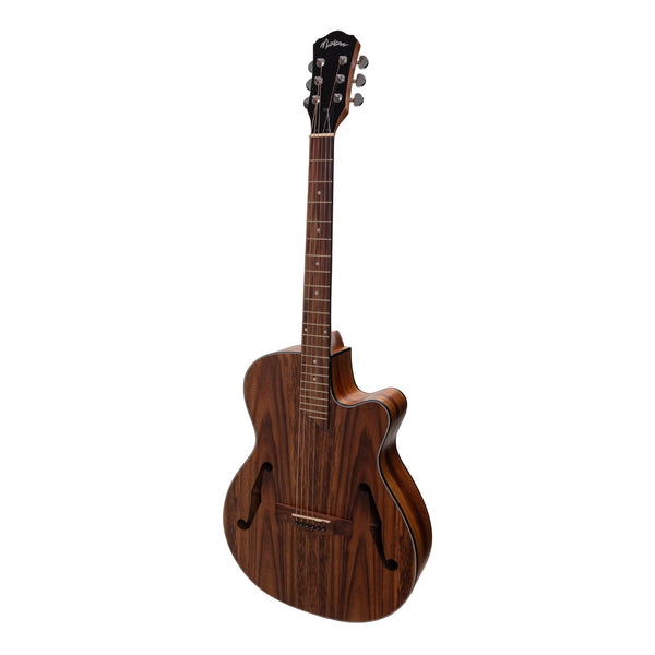 Martinez Jazz Hybrid Acoustic-Electric Small Body Cutaway Guitar (Rosewood)-MJH-3CP-RWD