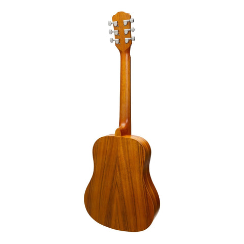 Martinez Left Handed Acoustic-Electric Babe Traveller Guitar (Koa)-MZP-BT2L-KOA