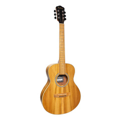 Martinez Left Handed Acoustic Short Scale Guitar (Jati-Teakwood)-MZ-SS2L-JTK