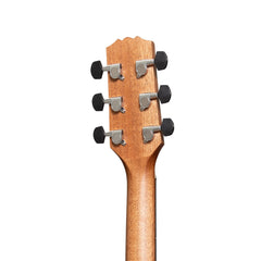 Martinez 'Natural Series' Solid Mahogany Top Acoustic-Electric Mini Short Scale Guitar (Open Pore)