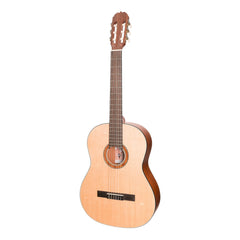 Martinez 'Natural Series' Solid Spruce Top Acoustic Classical Guitar (Open Pore)-MNC-15S-SOP