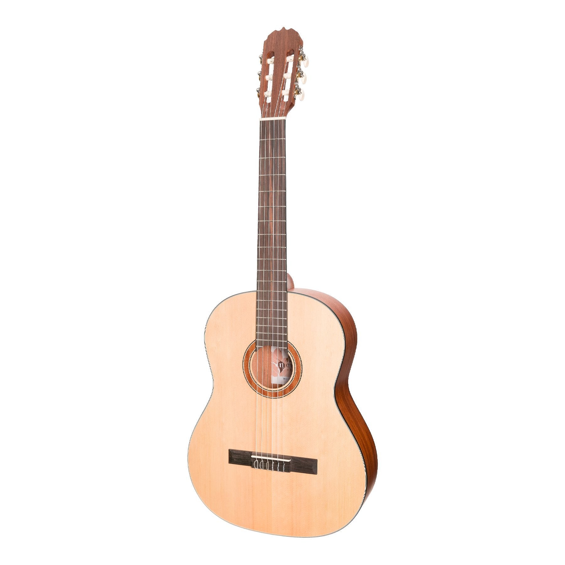 Martinez 'Natural Series' Spruce Top Acoustic Classical Guitar (Open Pore)-MNC-15-SOP