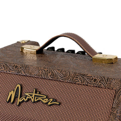 Martinez Retro-Style 15 Watt Acoustic Guitar Amplifier with Chorus (Paisley Brown)