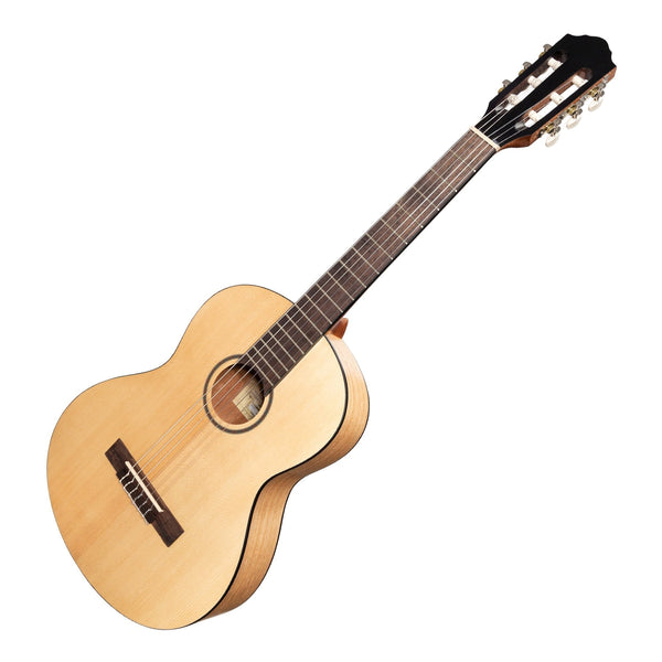 Martinez 'Slim Jim' 3/4 Size Student Classical Guitar Pack with Built In Tuner (Spruce/Mahogany)