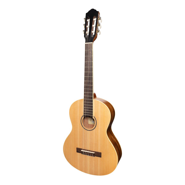 Martinez 'Slim Jim' 3/4 Size Student Classical Guitar with Built In Tuner (Spruce/Rosewood)-MC-SJ34T-SR