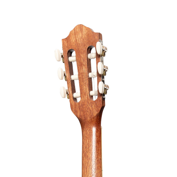 Martinez 'Slim Jim' Full Size Electric Classical Guitar with Pickup/Tuner (Jati-Teakwood)