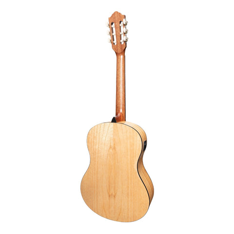 Martinez 'Slim Jim' Full Size Student Classical Guitar with Built In Tuner (Mindi-Wood)-MC-SJ44T-MWD