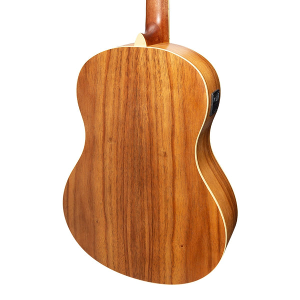 Martinez 'Slim Jim' Full Size Student Classical Guitar with Built In Tuner (Rosewood)