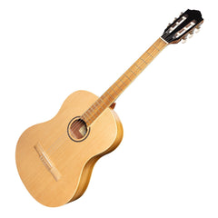 Martinez 'Slim Jim' Full Size Student Classical Guitar with Built In Tuner (Spruce/Jati-Teakwood)