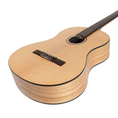 Martinez 'Slim Jim' Full Size Student Classical Guitar with Built In Tuner (Spruce/Mahogany)